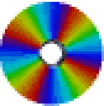 Spinning Blu-ray Disc